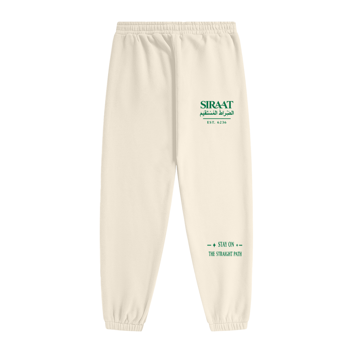 SIRAAT Heavyweight Jogger — Cream