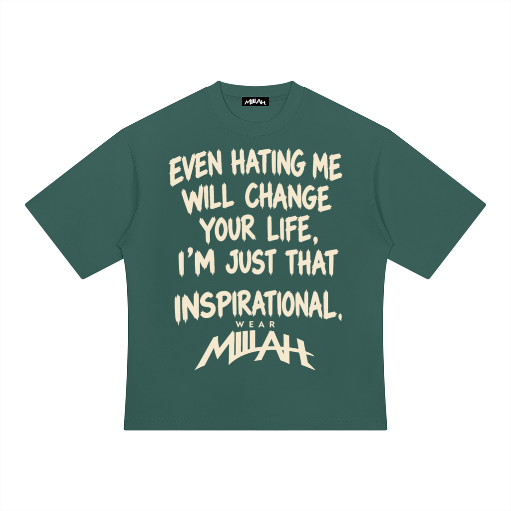 MILLAH “Inspirational” Tee — Forest Green