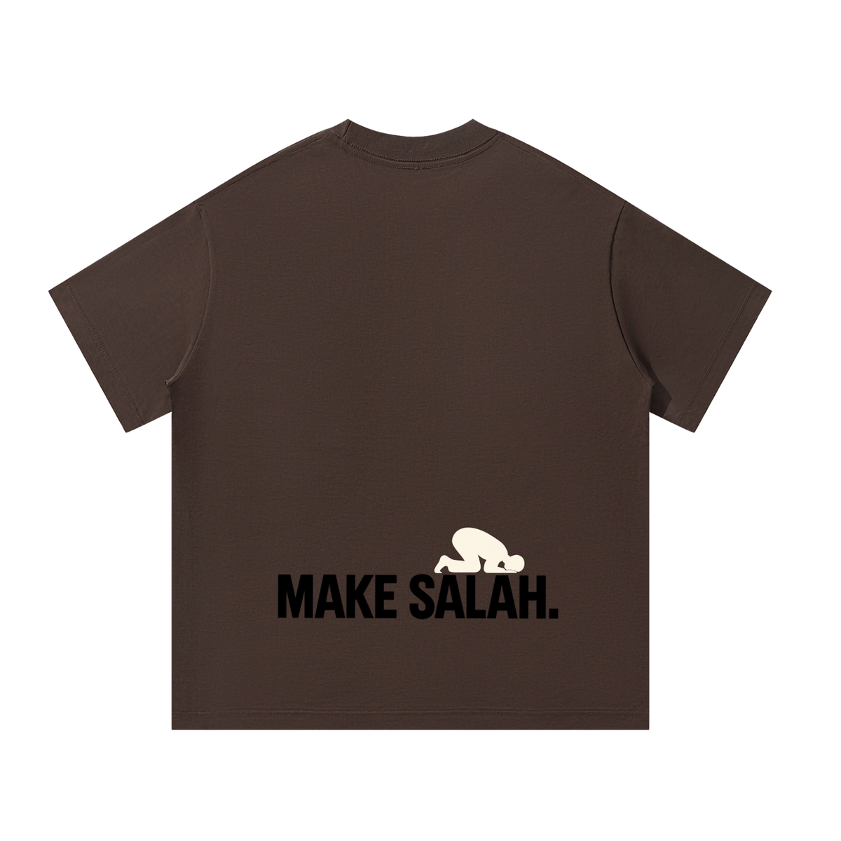 MAKE SALAH Oversized Tee – Coffee