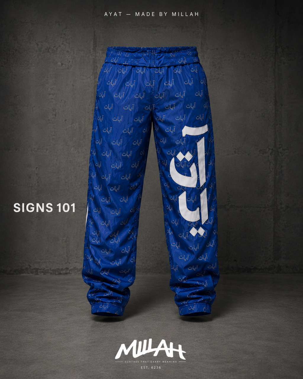 AYAT Signs 101 Tracksuit — Blue