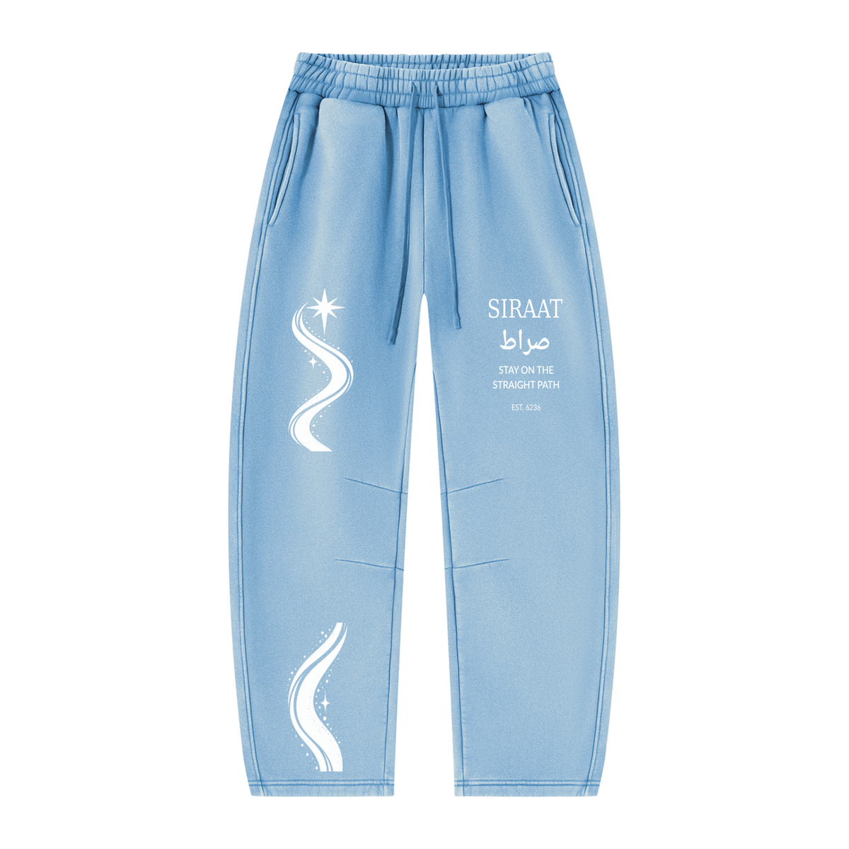 SIRAAT Vintage Wash Pant — Light Blue