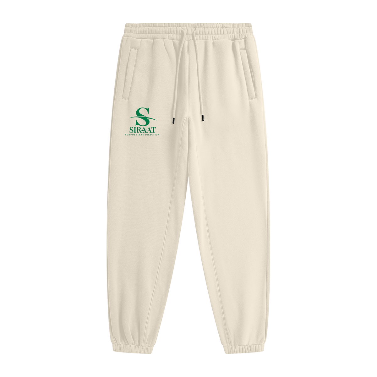 SIRAAT Heavyweight Jogger — Cream